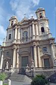 Catania, via Crociferi chiesa di San Francesco e l'Immacolata 